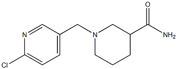 1-[(6-chloropyridin-3-yl)methyl]piperidine-3-carboxamide