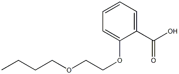 2-(2-butoxyethoxy)benzoic acid Structure
