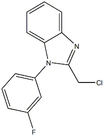 2-(chloromethyl)-1-(3-fluorophenyl)-1H-1,3-benzodiazole Structure