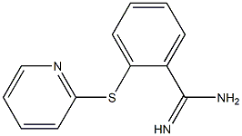 2-(pyridin-2-ylsulfanyl)benzene-1-carboximidamide Structure