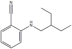 2-[(2-ethylbutyl)amino]benzonitrile Struktur