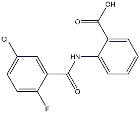 2-[(5-chloro-2-fluorobenzene)amido]benzoic acid