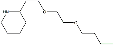 2-[2-(2-butoxyethoxy)ethyl]piperidine Structure