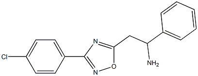 2-[3-(4-chlorophenyl)-1,2,4-oxadiazol-5-yl]-1-phenylethan-1-amine