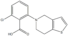 2-chloro-6-{4H,5H,6H,7H-thieno[3,2-c]pyridin-5-yl}benzoic acid
