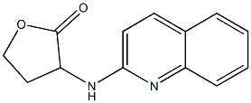 3-(quinolin-2-ylamino)oxolan-2-one Struktur