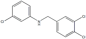 3-chloro-N-[(3,4-dichlorophenyl)methyl]aniline