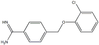 4-[(2-chlorophenoxy)methyl]benzenecarboximidamide