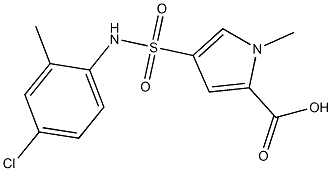 4-[(4-chloro-2-methylphenyl)sulfamoyl]-1-methyl-1H-pyrrole-2-carboxylic acid