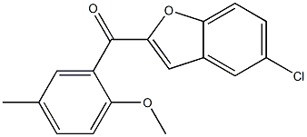 5-chloro-2-[(2-methoxy-5-methylphenyl)carbonyl]-1-benzofuran
