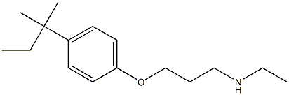 ethyl({3-[4-(2-methylbutan-2-yl)phenoxy]propyl})amine Struktur