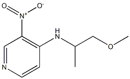 N-(1-methoxypropan-2-yl)-3-nitropyridin-4-amine Structure