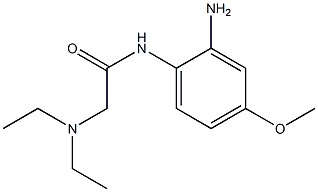 N-(2-amino-4-methoxyphenyl)-2-(diethylamino)acetamide Struktur