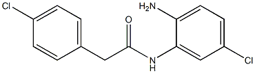 N-(2-amino-5-chlorophenyl)-2-(4-chlorophenyl)acetamide Structure