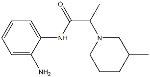 N-(2-aminophenyl)-2-(3-methylpiperidin-1-yl)propanamide Struktur
