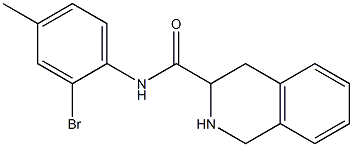 N-(2-bromo-4-methylphenyl)-1,2,3,4-tetrahydroisoquinoline-3-carboxamide Structure