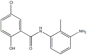 N-(3-amino-2-methylphenyl)-5-chloro-2-hydroxybenzamide Struktur
