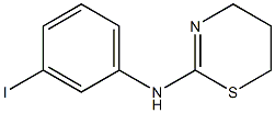 N-(3-iodophenyl)-5,6-dihydro-4H-1,3-thiazin-2-amine Struktur
