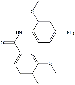 N-(4-amino-2-methoxyphenyl)-3-methoxy-4-methylbenzamide Struktur