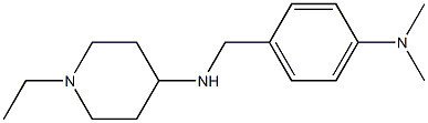 N-{[4-(dimethylamino)phenyl]methyl}-1-ethylpiperidin-4-amine Struktur