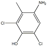 2,6-Dichloro-4-amino-m-cresol Struktur