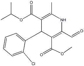 4-(2-Chloro-phenyl)-2-formyl-6-methyl-1,4-dihydropyridine-3,5-dicarboxylic acid 3-methyl 5-isopropyl ester