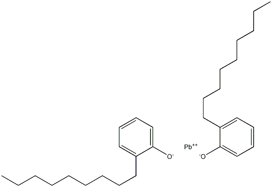 Lead(II)bis(2-nonylphenolate) Struktur