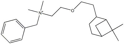 N-[2-[2-(6,6-Dimethylbicyclo[3.1.1]heptan-2-yl)ethoxy]ethyl]-N,N-dimethylbenzenemethanaminium Struktur