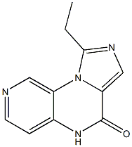 1-Ethylimidazo[1,5-a]pyrido[4,3-e]pyrazin-4(5H)-one Structure