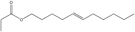 Propionic acid 5-undecenyl ester Structure