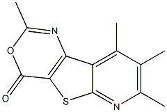 2,7,8,9-Tetramethyl-4H-pyrido[3',2':4,5]thieno[3,2-d][1,3]oxazin-4-one