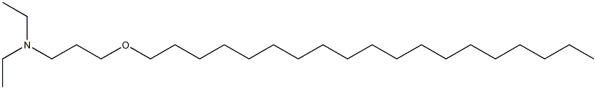 N,N-Diethyl-3-(nonadecyloxy)propylamine Structure