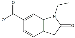 Ethyloxindole-6-carboxylate Struktur