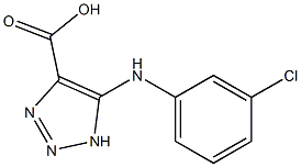 5-[(3-Chlorophenyl)amino]-1H-1,2,3-triazole-4-carboxylic acid