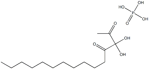 1-lauroyl-dihydroxyacetonephosphate Struktur