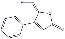 5-(FLUOROMETHYLENE)-4-PHENYLFURAN-2-ONE Struktur