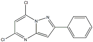 5,7-Dichloro-2-phenylpyrazolo[1,5-a]pyrimidine Structure