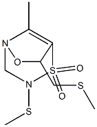N4-di(methylthio)methylidene-3,5-dimethylisoxazole-4-sulfonamide Struktur