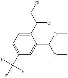 2-chloro-1-(2-(dimethoxymethyl)-4-(trifluoromethyl)phenyl)ethanone
