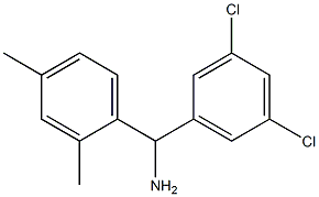 (3,5-dichlorophenyl)(2,4-dimethylphenyl)methanamine Struktur