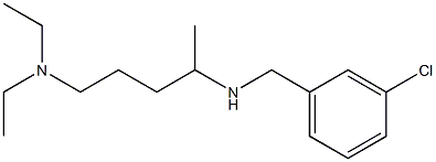 [(3-chlorophenyl)methyl][5-(diethylamino)pentan-2-yl]amine