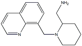 [1-(quinolin-8-ylmethyl)piperidin-2-yl]methanamine Struktur