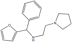 [furan-2-yl(phenyl)methyl][2-(pyrrolidin-1-yl)ethyl]amine Structure