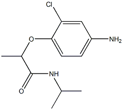 2-(4-amino-2-chlorophenoxy)-N-(propan-2-yl)propanamide Structure