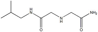 2-[(carbamoylmethyl)amino]-N-(2-methylpropyl)acetamide Structure
