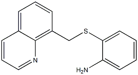 2-[(quinolin-8-ylmethyl)sulfanyl]aniline Struktur