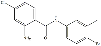 2-amino-N-(4-bromo-3-methylphenyl)-4-chlorobenzamide Struktur