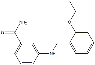 3-{[(2-ethoxyphenyl)methyl]amino}benzamide Struktur