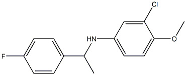 3-chloro-N-[1-(4-fluorophenyl)ethyl]-4-methoxyaniline