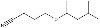 4-(1,3-dimethylbutoxy)butanenitrile Structure